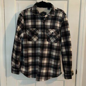 Freedom Foundry Plaid Sherpa Shacket